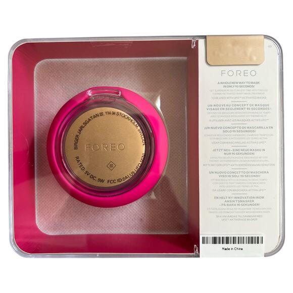 Foreo UFO Mini 4-in-1 Facial Spa Device, Fuchsia - Picture 2 of 4